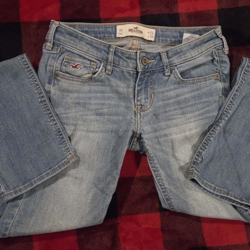 Hollister Women's Blue Jeans W24 L33